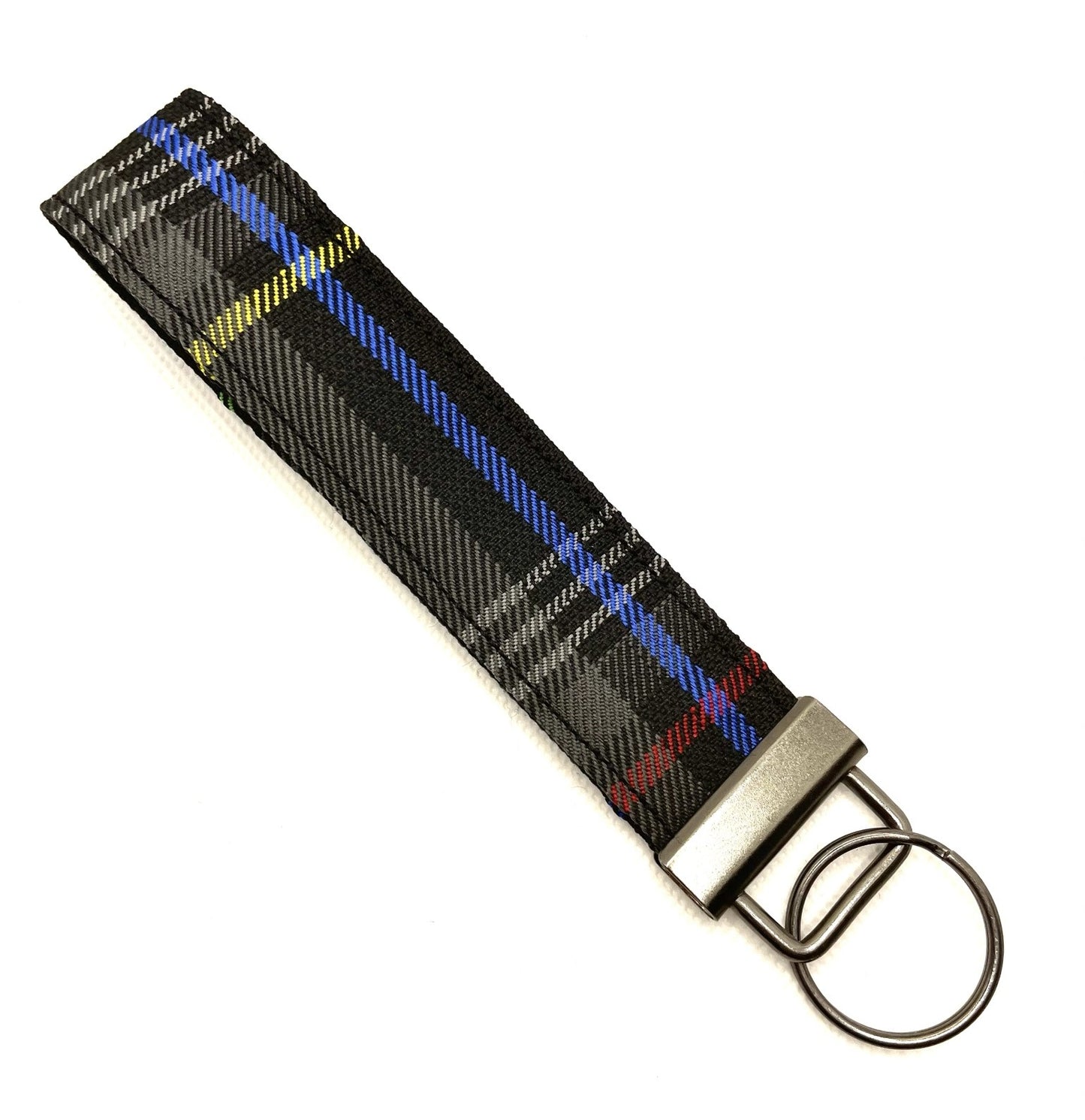 Plaid Keychain