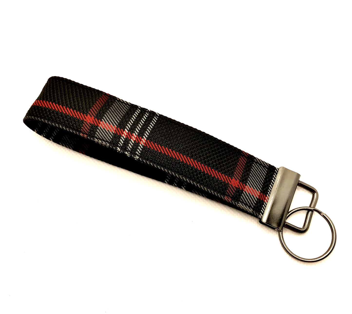 Plaid Keychain